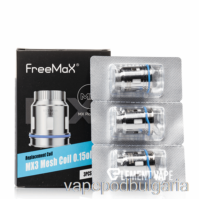 Vape Bulgaria Freemax Mx резервни бобини 0.15ohm Mx3 мрежести бобини